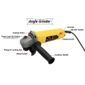 Hillgrove HGCM298M1 252A MMA Inverter Arc Welding Machine & 850W Angle Grinder Combo image-4
