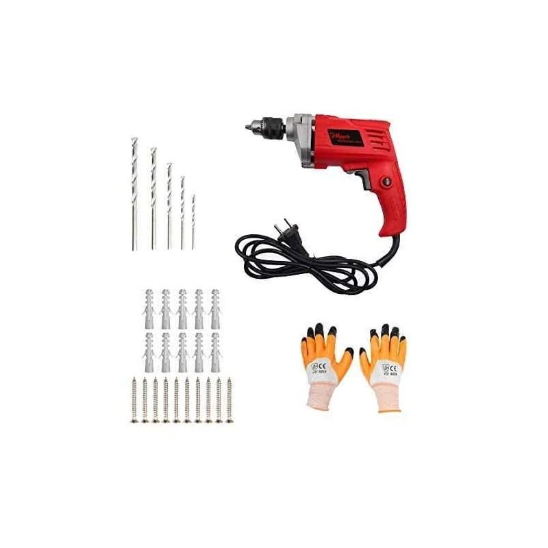 Hillgrove HGCM081 550W 2600rpm 10mm Drill Machine Set image-1