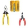 Hillgrove HGCM242 Chrome Vanadium Steel 8 inch Plier with Wire Cutter and 5 in 1 Screwdriver Set