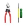 Hillgrove HGCM249 Chrome Vanadium Steel 2 in 1 Multipurpose Screwdriver with 8 inch Combinational Plier Set