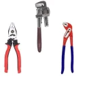 Hillgrove HGCM293M1 Universal Multi-Function Pipe Wrench 8 inch Plier & Joint Plier Spanner Hand Tool Combo image-1