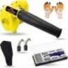 Hillgrove HGCM1112 Plastic Yellow Electric Air Blower with Carbon Brushes, Gloves & 16 in 1 Screwdriver