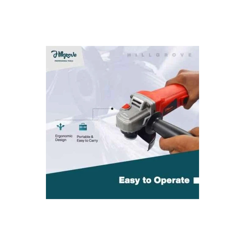 Hillgrove HGANG6B1M1 Angle Grinder with Grinding Wheel Set image-6