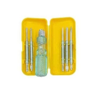 Hillgrove HGSCS5GSBM1 5 in1 Chrome Vanadium Steel Multipurpose Repair Screwdriver Tool Kits image-1