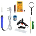 Hillgrove HGCM274M1 7-in-1 Mobile Flat Tip Soldering Equipment Tool Glue Gun Kits & Digital Multimeter Combo image-6