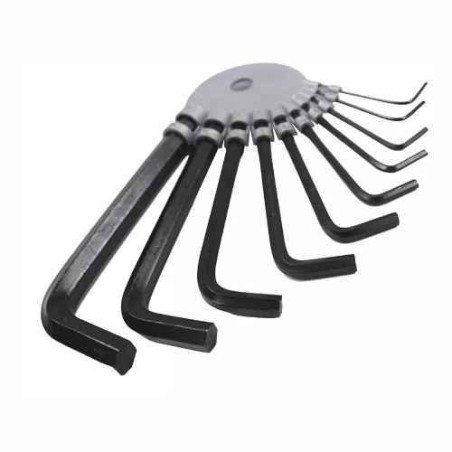 Hillgrove HGCM571M3 Steel Allen Key Set image-1