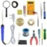 Hillgrove HGCM273M1 25W 15-in-1 Mobile Flat & Pointed Tip Soldering Iron Equipment Tool Kits & Digital Multimeter Combo
