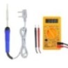 Hillgrove HGCM212M1 25W Corded High Temperature Soldering Iron & Digital Multimeter Combo