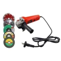 Hillgrove HGANG6B5M2 Angle Grinder with 5 Pcs Cutting Wheel Set image-1