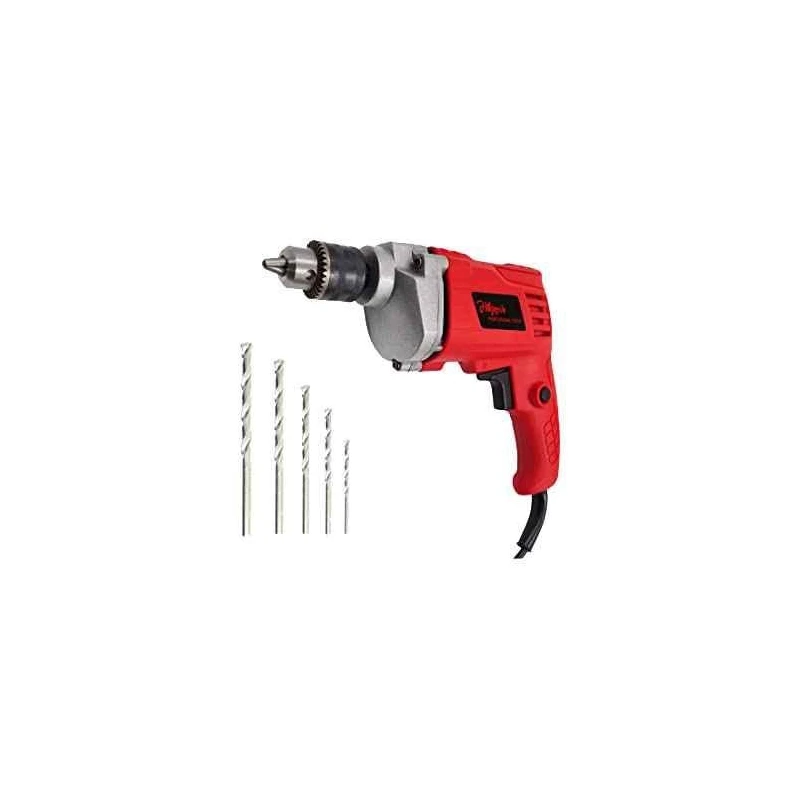 Hillgrove HGPD3M2 550W 10 inch Drill Machine with 5 Drill Bit Set image-1