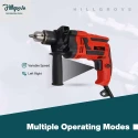 Hillgrove HGCM221M1 1000W 13mm Drill Machine with Gloves 6 Pcs Masonry & Metal Drill Bit image-2