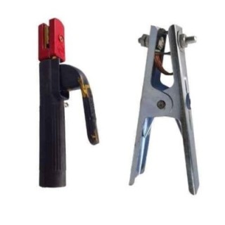 Hillgrove HGCM294M1 Handheld Welding Holder Clip with Earth Clamp for ARC Welding image-1