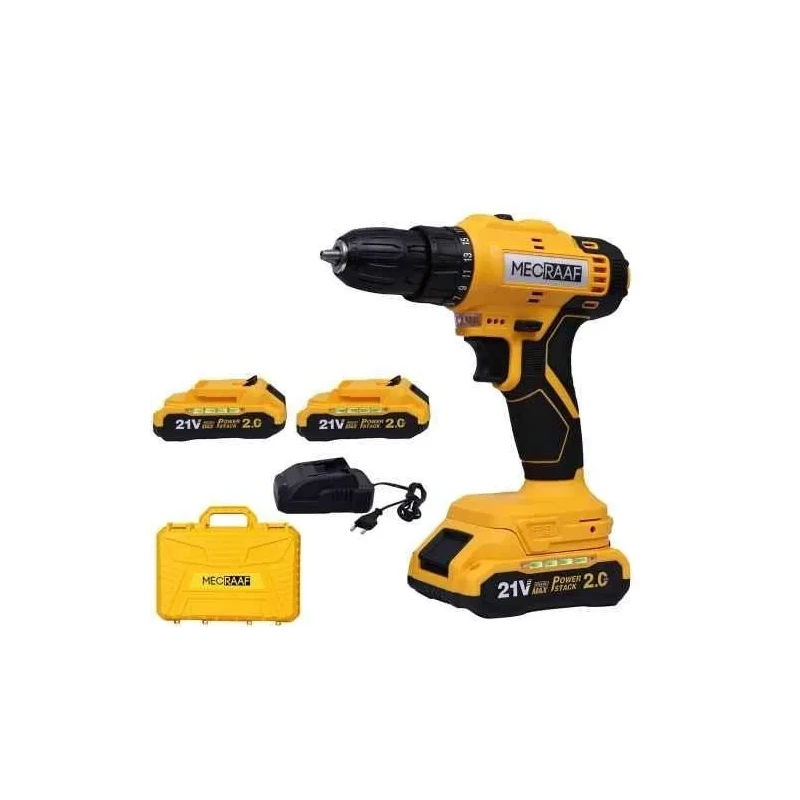 MECRAAF 21V 1300rpm Cordless Screwdriver with Reversible Switch & Multi Torque Clutch MC-2110 image-4