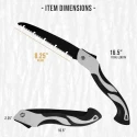 MECRAAF 8.25 inch Carbon Steel Foldable Garden Saw with Rubber Handle image-4