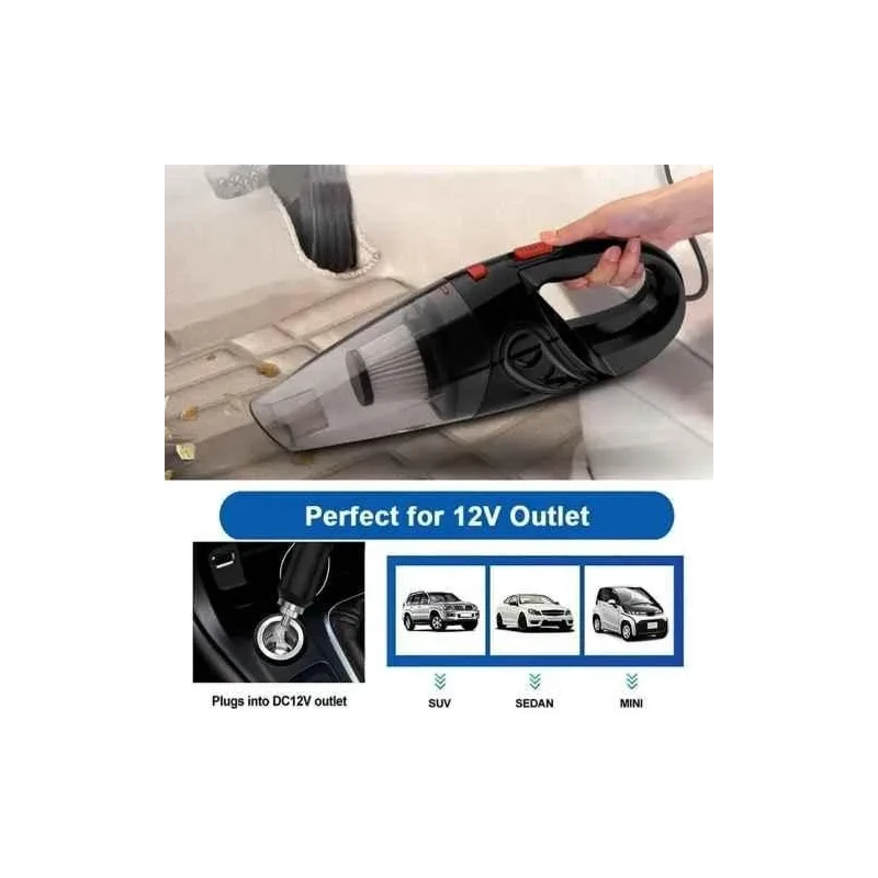 MECRAAF 12V 2800mAh Vacuum Cleaner for Car & Home image-6