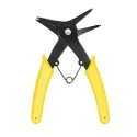 MECRAAF 5.5 inch Alloy Steel Yellow 2-in-1 Multifunction External Straight Snap Ring Pliers image-6