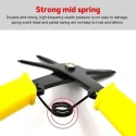 MECRAAF 5.5 inch Alloy Steel Yellow 2-in-1 Multifunction External Straight Snap Ring Pliers image-7