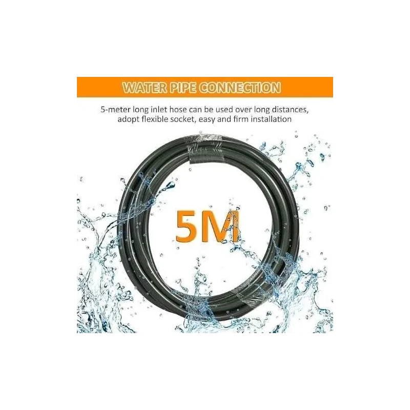 MECRAAF 48V 725psi 3lpm Yellow Cordless Portable Wireless High Pressure Washer Gun with Hose Pipe image-6