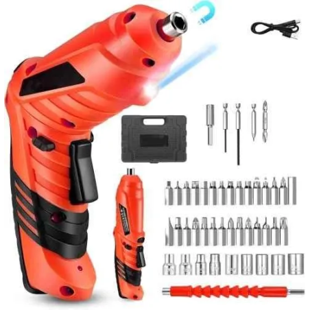 MECRAAF 41 Pcs 4.2V 1800mAh Cordless Electric Screwdriver Set 631-1 image-1