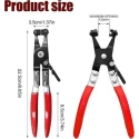 MECRAAF 22.5cm Carbon Steel Hose Clamp Plier image-2