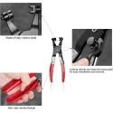 MECRAAF 22.5cm Carbon Steel Hose Clamp Plier image-3