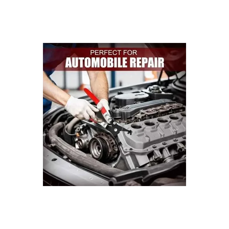 MECRAAF 22.5cm Carbon Steel Hose Clamp Plier image-5