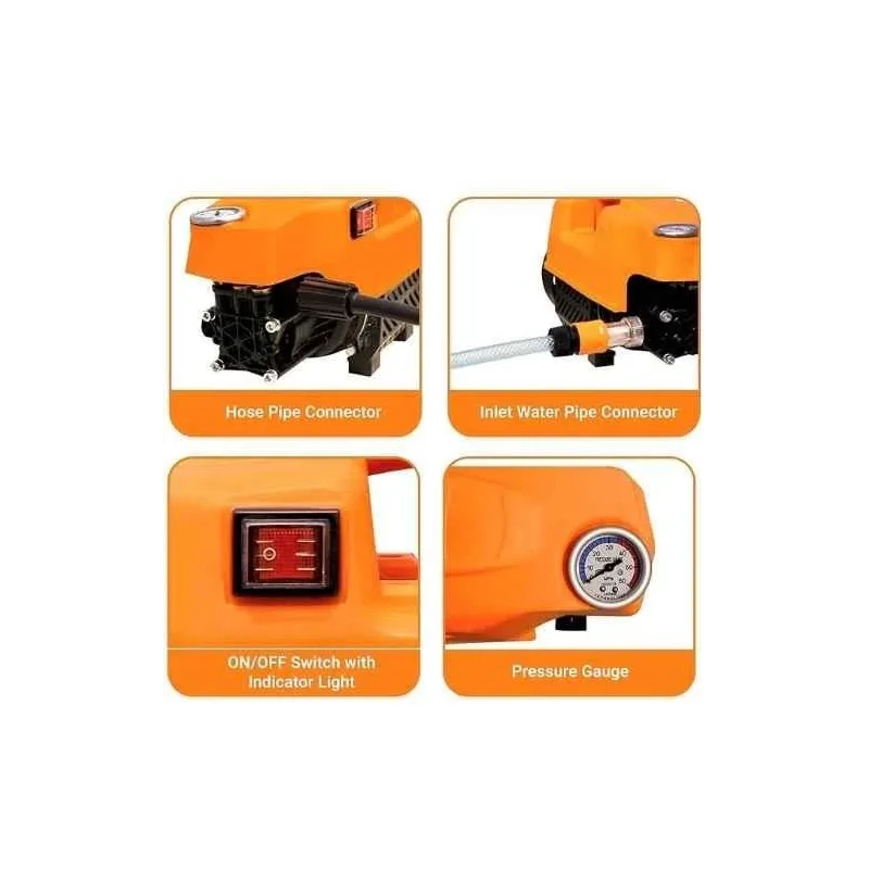 MECRAAF 120bar 1800W Pressure Washer for Car Bike & Home Cleaning DB1420K image-4