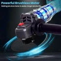 MECRAAF 10000rpm Cordless Angle Grinder with 2 Pcs 21V 6Ah Batteries & Fast Charger image-6