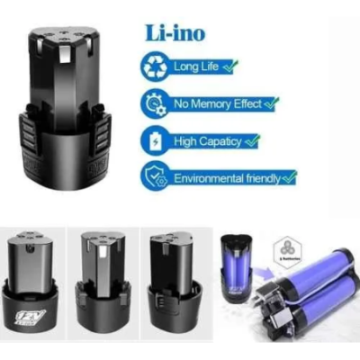 MECRAAF 12V 1.5Ah Li-Ion Battery & Charger with LED Indicator for Cordless Drill DW-126080 image-1