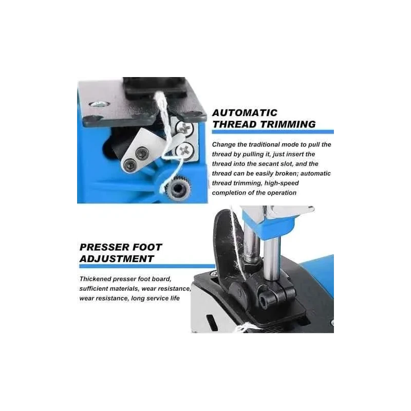 MECRAAF 190W 1500U/min Double Thread Bag Closing Machine GK9-700D image-1