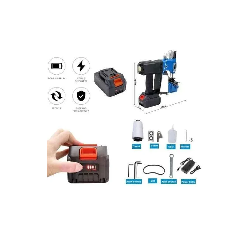 MECRAAF 190W 1500U/min Double Thread Bag Closing Machine GK9-700D image-4