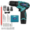 MECRAAF 12V 1.5Ah 10mm Green Cordless Drill with LED Work Light