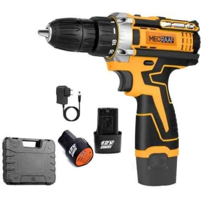 MECRAAF 12V 1.5Ah 10mm Cordless Drill with Battery & Charger image-3