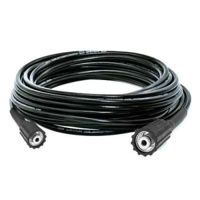MECRAAF 15m 160Bar Heavy Duty PVC Aluminium & Rubber High Pressure Washer Hose Pipe image-1