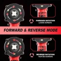 MECRAAF 21V Red Cordless Impact Wrench with LED Work Light image-4