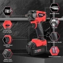 MECRAAF 21V Red Cordless Impact Wrench with LED Work Light image-5