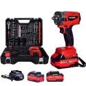 MECRAAF 21V Red Cordless Impact Wrench with LED Work Light image-7