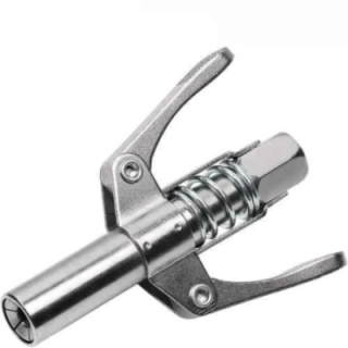 MECRAAF 30cm 1/8 inch NPT Steel Dual Handle Locking Clamp for Grease Gun image-2