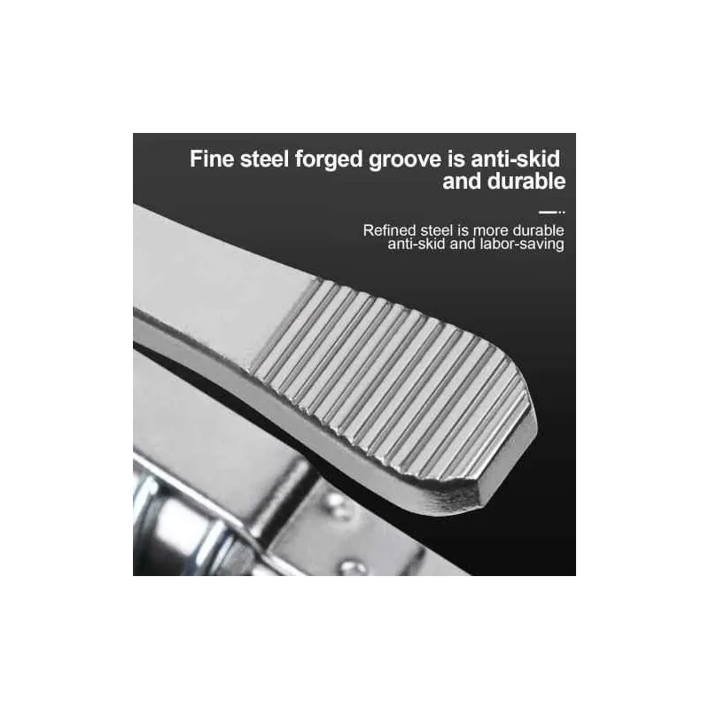 MECRAAF 30cm 1/8 inch NPT Steel Dual Handle Locking Clamp for Grease Gun image-8