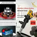 MECRAAF 21V 40lpm 8000-10000rpm Brushless Cordless Portable Oil Pump image-2