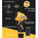 MECRAAF 12V 1300rpm Cordless Screwdriver with Reversible Switch & Multi Torque Clutch MC-1210 image-6