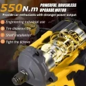 MECRAAF 21V 3Ah Yellow Cordless Impact Wrench with LED Work Light image-1