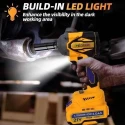 MECRAAF 21V 3Ah Yellow Cordless Impact Wrench with LED Work Light image-2