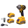 MECRAAF 21V 3Ah Yellow Cordless Impact Wrench with LED Work Light