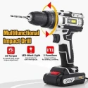 MECRAAF 21V 1.5Ah 0.8-10mm Grey Cordless Drill with LED Work Light image-4