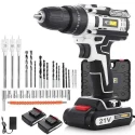 MECRAAF 21V 1.5Ah 0.8-10mm Grey Cordless Drill with LED Work Light image-9