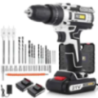 MECRAAF 21V 1.5Ah 0.8-10mm Grey Cordless Drill with LED Work Light
