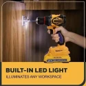 MECRAAF 21V 1.5Ah 10mm Yellow Cordless Drill with LED Work Light image-10