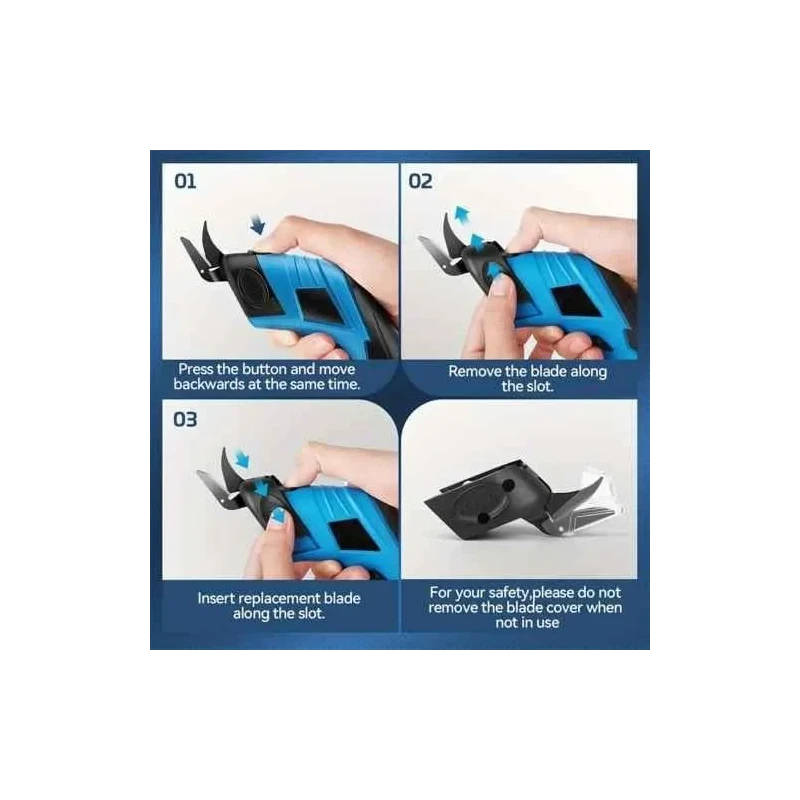 MECRAAF 3.6V 2000mAh Portable Cordless Cloth Cutting Machine for Carpets & Fabrics image-4