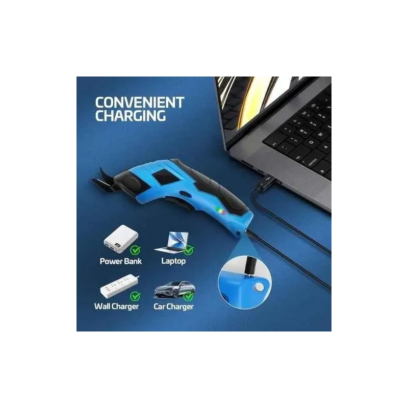 MECRAAF 3.6V 2000mAh Portable Cordless Cloth Cutting Machine for Carpets & Fabrics image-6